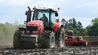 FARM MONSTER  Massey Ferguson 8670 with Terradisc 5001  CHILE [upl. by Procter]