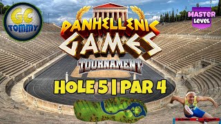 Master QR Hole 5  Par 4 EAGLE  Panhellenic Games Tournament Golf Clash Guide [upl. by Arlyne785]