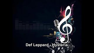 Def Leppard  Hysteria Instrumental [upl. by Philippa]