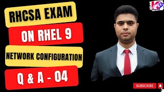 How to configure the network  RHCSA EXAM ON RHEL 9  Step by Step [upl. by Cirdla464]