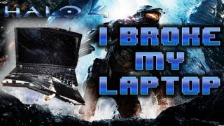 I BROKE MY LAPTOP  Halo 4 Regicide [upl. by Ycnej]