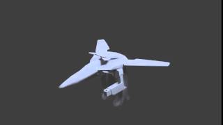 Robotech veritech fighter test Blender 276 [upl. by Komarek]