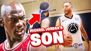 CRSWHT Clamping Michael Jordans Son 5v5 Basketball [upl. by Novyart111]