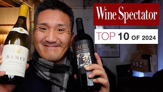 WINE SPECTATOR Top 10 of 2024  Tasting amp REACTION [upl. by Iluj639]