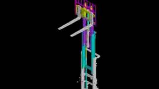 Forklift 3 Stage Mast [upl. by Allyn]