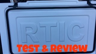 RTIC 65 QT Cooler Test amp Review [upl. by Jezabella]