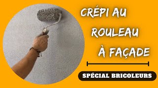 ✅ Comment faire un crépi au rouleau 👈 [upl. by Cyrille603]