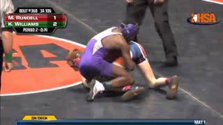 106 lbs Class 3A Match from the IHSA Individual Wrestling Championship Finals [upl. by Meggi]