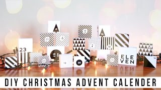 Easy DIY Christmas Advent Calendar  PRINTABLE  shadesofpale [upl. by Lathrope816]