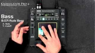 KORG KAOSSILATOR PRO 13 New Sounds  Lead  Bass [upl. by Clive]