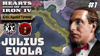 Julius Evola Takes Over Southern Italy Hoi4  Kaiserredux Two Sicilies  Evola 1 [upl. by Edurtreg]