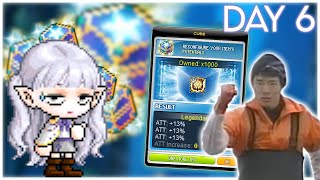 MapleStory  Spending 250k NX everyday until I hit 3L ATT Bpot [upl. by Leroj]