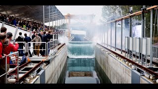 Delta Flume opening wave [upl. by Barde]