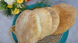 Arabic bread 5 minutes of kneading too good🤪 for breakfast meals or sandwich [upl. by Haland]