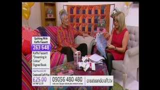 Kaffe Fassett interviewed by Debbie Shore live on Create and Craft part 1 [upl. by Airual]