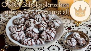 😋 BESTE SCHOKOPLÄTZCHEN SCHOKOSCHNEEBÄLLE BACKEN 😋 MIT GEWINNSPIEL 🍀 SCCC21 [upl. by York]