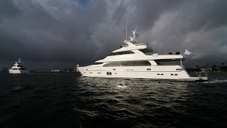 Horizon Yachts P110 Tri Deck Motor Yacht [upl. by Garrett]