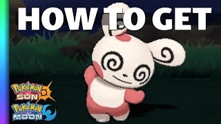 HOW TO GET Spinda in Pokemon Sun and Moon [upl. by Tullus]