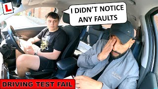 CONFIDENT Learner Driver Is SHOCKED He Failed His Driving Test [upl. by Nagear]