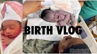 LABOR AND DELIVERY BIRTH VLOG BORN AT 36 WEEKS [upl. by Skip955]