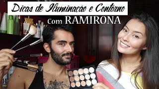 Dicas de Iluminação e Contorno com Ramirona [upl. by Abihsat131]