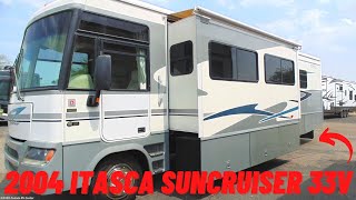 2004 Itasca Suncruiser 33V Double Slide 34 Class A Video Walkthrough SOLD [upl. by Dualc564]