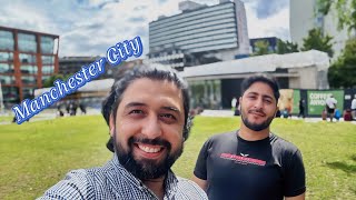 Manchester City Centre beautiful england🇬🇧uk Vlog 143 usmanalishahofficial6467 [upl. by Noira908]