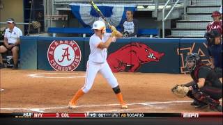 05092013 South Carolina vs Tennessee Softball Highlights [upl. by Ynnaj777]