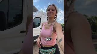 Easy DIY Roof Rack Install  Part 1 solofemalevanlife vanbuild shorts [upl. by Ati]