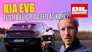 FØRSTE danske test af Kia EV6  SKARP pris på velkørende elbil [upl. by Nelaf824]