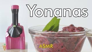 Making Yonanas Healthy Frozen Fruit Ice Cream  No Music  Kitchen Sounds [upl. by Daven359]