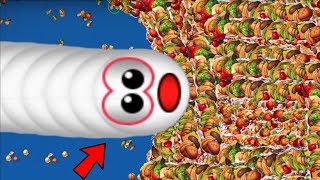 WormsZoneio Biggest Slither Snake 1000000 Score World Record Top 01 Epic Worms Zoneio Gameplay [upl. by Nauqyt]