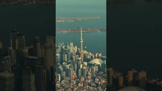 Bird eye view of the beautiful Toronto cntower toronto canada [upl. by Lenny]