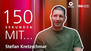 150 Jahre Schindler – 150 Sekunden mit… Stefan Kretzschmar [upl. by Aidua964]