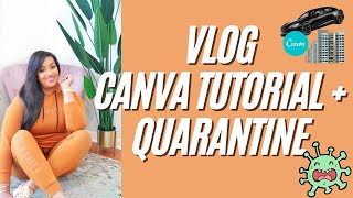 I Had To Quarantine 🦠  Vision Board Tutorial in CANVA  Tedra Chanel [upl. by Enneyehc]