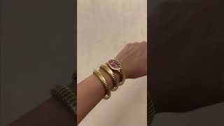 Just Cavalli  snake watch unboxing and review [upl. by Aznola]