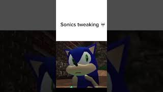 Sonics tweaking💀 meme funny shorts shortsfeed sonicmeme sonicthehedgehog sonic [upl. by Notnilk897]