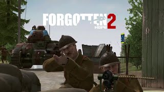 Stonne  Villers  Giarabub  Forgotten Hope 2 Multiplayer Gameplay [upl. by Leirol]