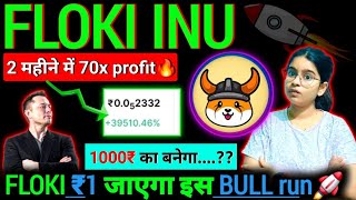 FLOKI INU जाएगा ₹1🚀 in 2024  Floki inu news today  Floki price prediction✅️  Crypto news today [upl. by Adhern]