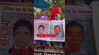 Marcha de los 10 años del Caso Ayotzinapa nmas ayotzinapa shorts [upl. by Thun]