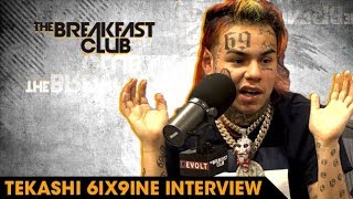 Tekashi 6ix9ine On Why He Loves Being Hated Rolling With Crips And Bloods amp Why Hes The Hottest [upl. by Tiebout]