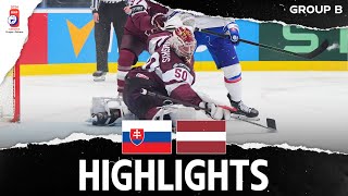 Highlights  Slovakia vs Latvia  2024 MensWorlds [upl. by Haleemaj449]