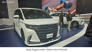 All New Toyota Alphard 25 G Welcab Prototype with Modelista 2024  In Depth Tour  Indonesia [upl. by Phylys]