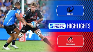 HIGHLIGHTS  FORCE v CRUSADERS  Super Rugby Pacific 2024  Round 9 [upl. by Notselrahc]