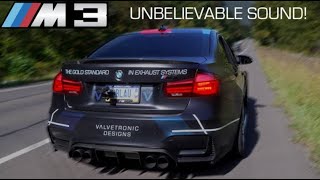 SOUNDS BETTER THAN SINGLE TURBO F8x M3M4 Titanium Equal length exhaust  Resonated Downpipes [upl. by Macur]