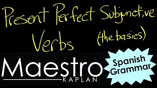 How to form the PRESENT PERFECT SUBJUNCTIVE in Spanish [upl. by Lucy516]