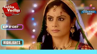 Jagya ने सगाई की तारीख बदलने को कहा  Balika Vadhu  बालिका वधू  Highlight  Ep 1357 [upl. by Raddie]