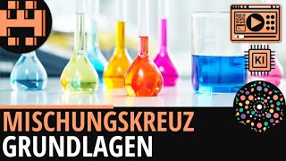 Mischungskreuz Grundlagen │Chemie Lernvideo Learning Level Up KI [upl. by Solrak]