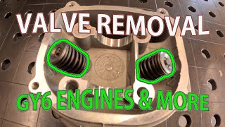 Valve Removal  GY6 Engines amp More [upl. by Rednav]