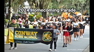 2024 Conway High School Homecoming Parade  Conway South Carolina  843Media [upl. by Marcelo978]